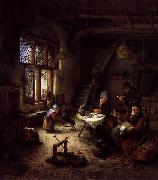 Peasant Family in a Cottage Interior Adriaen van ostade